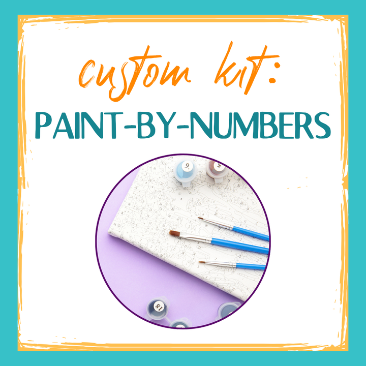 graphic: custom kit of paint by numbers