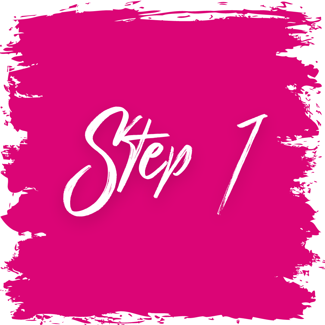 step 1 pink graphic